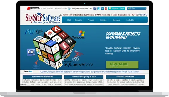 SkyStar Software Website Development Services - 3