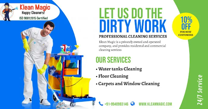 Klean Magic water tank cleaning services
