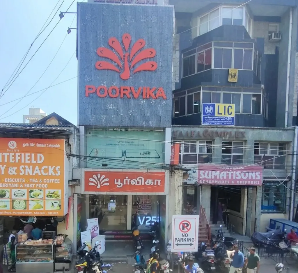 Poorvika Mobiles Purasaiwakkam - Near Saravana Store