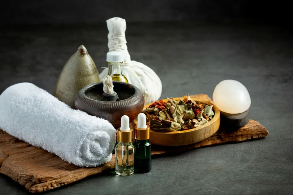 Green unisex salon and spa