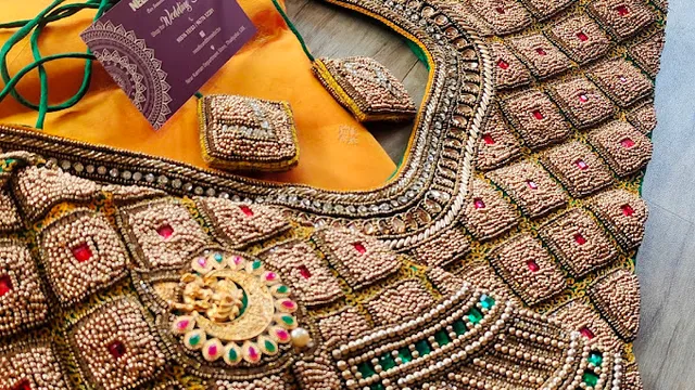 Mubarak Kiran Dori Aari Embroidery Work - 4