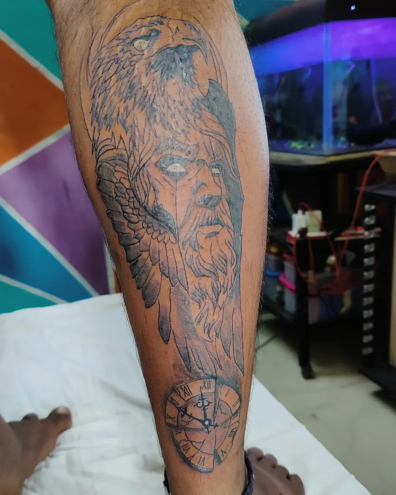 Ajiangel tattoo (inch 250)
