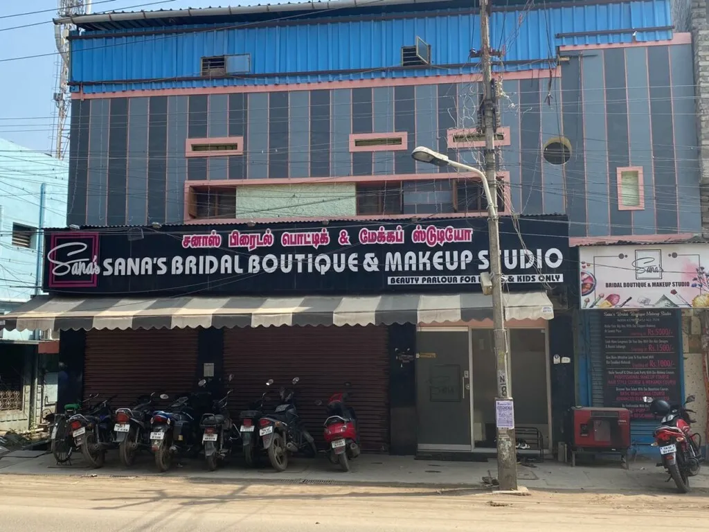 Sana's Bridal Boutique and Makeup Studio | Bridal Makeup in Madurai