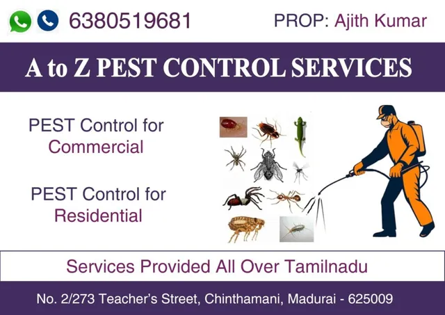 A to Z PEST CONTROL SERVICES | Commercial Pest Control Service | Residential Pest Control Service - 2