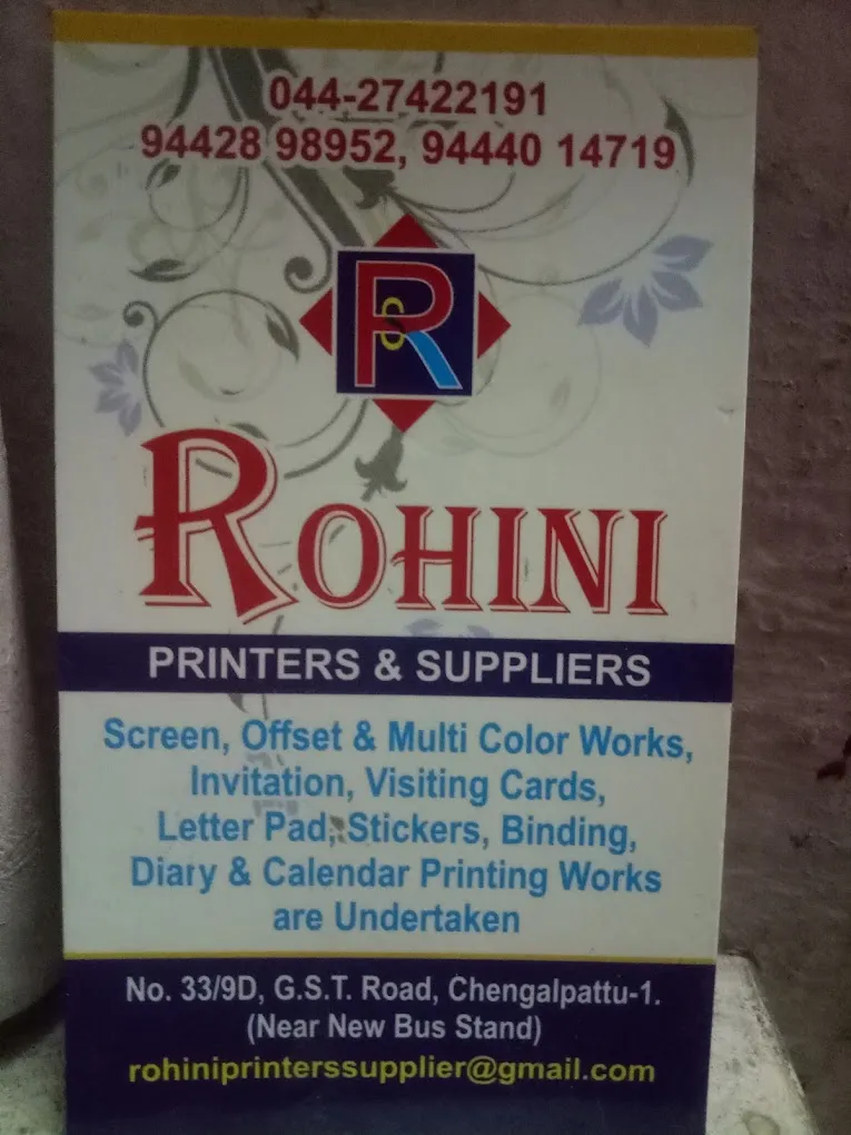 Rohini printers and suppliers