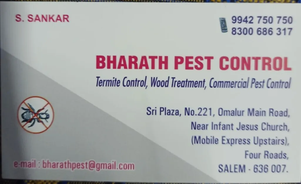 Bharat Pest Control Salem - residential/commercial/industrial pest service salem