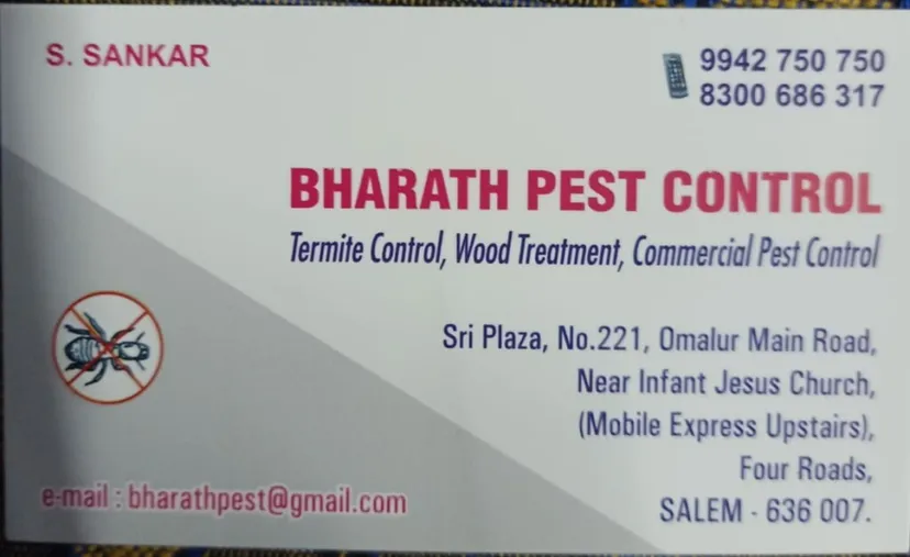 Bharat Pest Control Salem - residential/commercial/industrial pest service salem