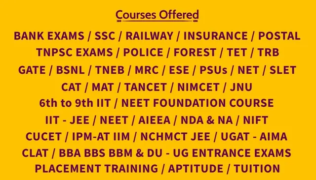 The GREAT Academy | Coaching for JE/AE, ENGG, GATE, TANCET, TRB, SSC, RRB, TNPSC, BANK, POLICE, TET, HINDI, TUITION - ERODE - 6
