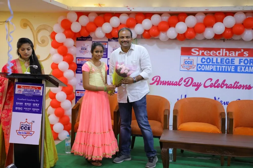 Sreedhar's CCE Tirupati, BANK pos, SSC CGL, RRB coaching Center