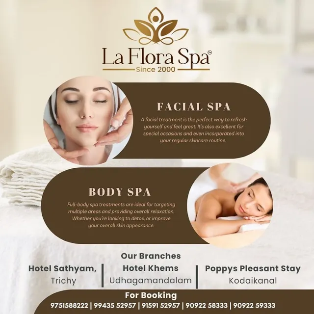 La Flora Spa Ooty | Best spa in Ooty | Spa near Ooty| Best Massage Therapy Ooty | Best Day Spa in Ooty - 2