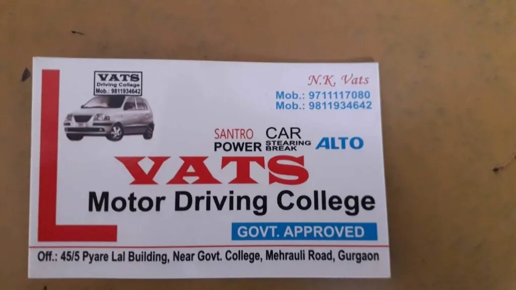 Vats Motor Driving Training School