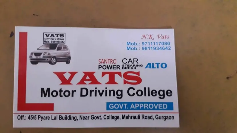 Vats Motor Driving Training School