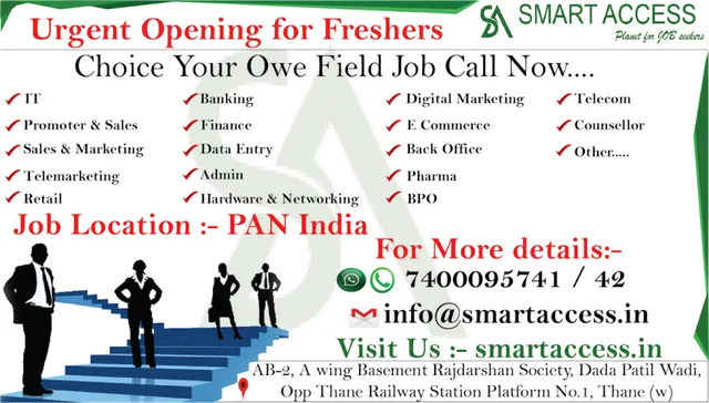 SMART ACCESS - Placement Consultancy, Recruitment Agencies, Job Consultancy, BPO Services, IT Recruiter, Fresher Vacancy - 3