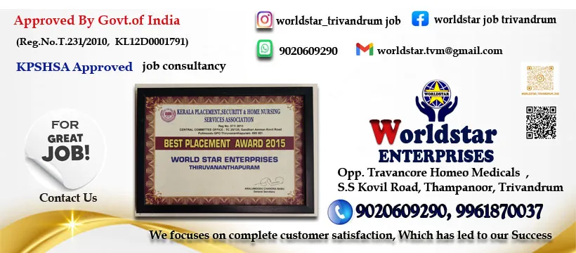 Worldstar Enterprises, Trivandrum jobs