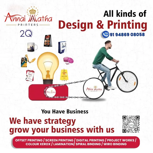 Annai Matha Printers - OFFSET/SCREEN/DIGITAL/ WEDDING INVITATION PRINTING/VISITING CARDS/STUDENT PROJECT WORK IN PONDICHERRY - 3