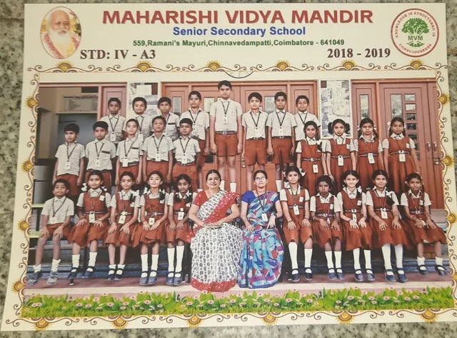MAHARISHI VIDYA MANDIR SENIOR SECONDARY SCHOOL Coimbatore - 3