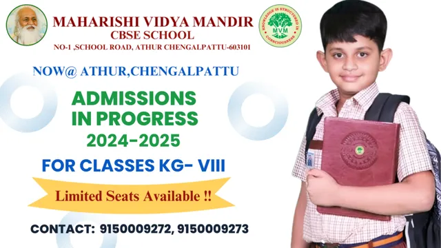 Maharishi Vidya Mandir | CBSE School | Athur, Chengalpattu - 2