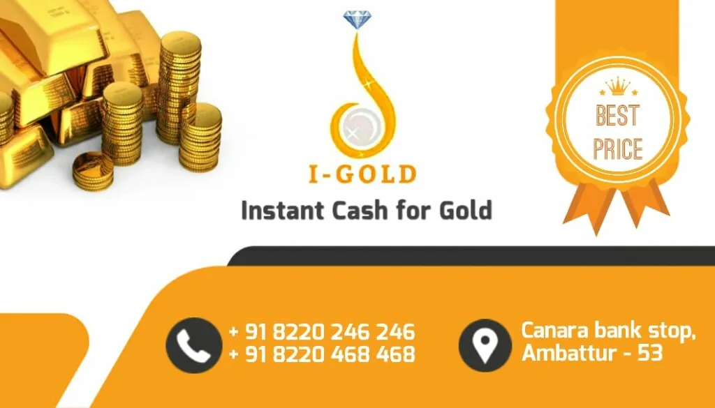 I-GOLD Pvt Ltd - Old gold buyers in chennai