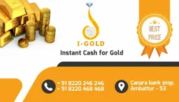 I-GOLD Pvt Ltd - Old gold buyers in chennai