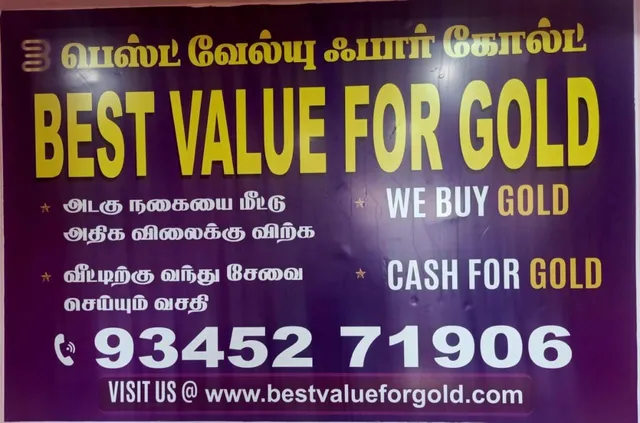 BEST VALUE FOR GOLD-cash for gold-Gold Buyers In T.Nagar chennai - 2