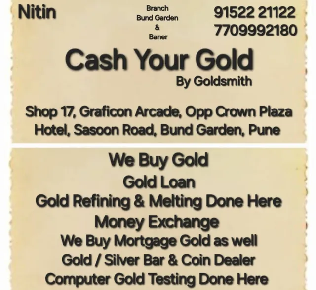 Goldsmith Jeweller And Money Lender, WE BUY GOLD - 3