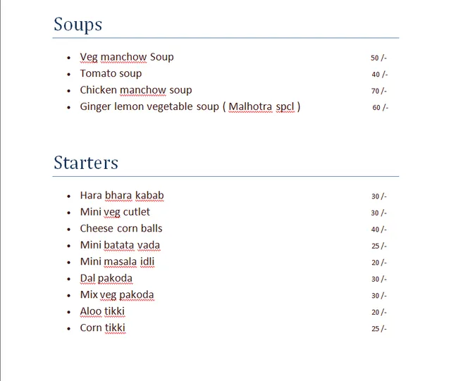 MALHOTRA CATERERS - 4