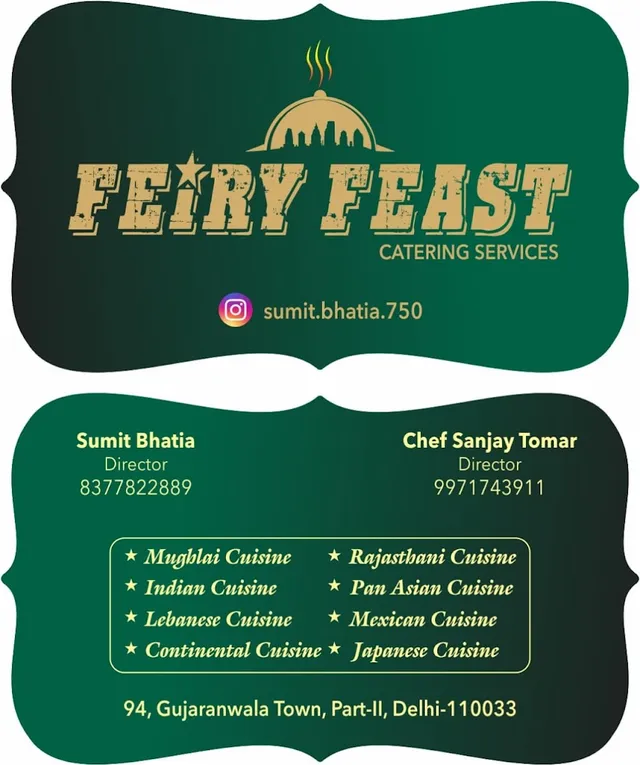 FEIRY FEAST catering services - 3