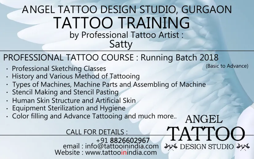 Angel Tattoo Design Studio Tattoo Training Institute