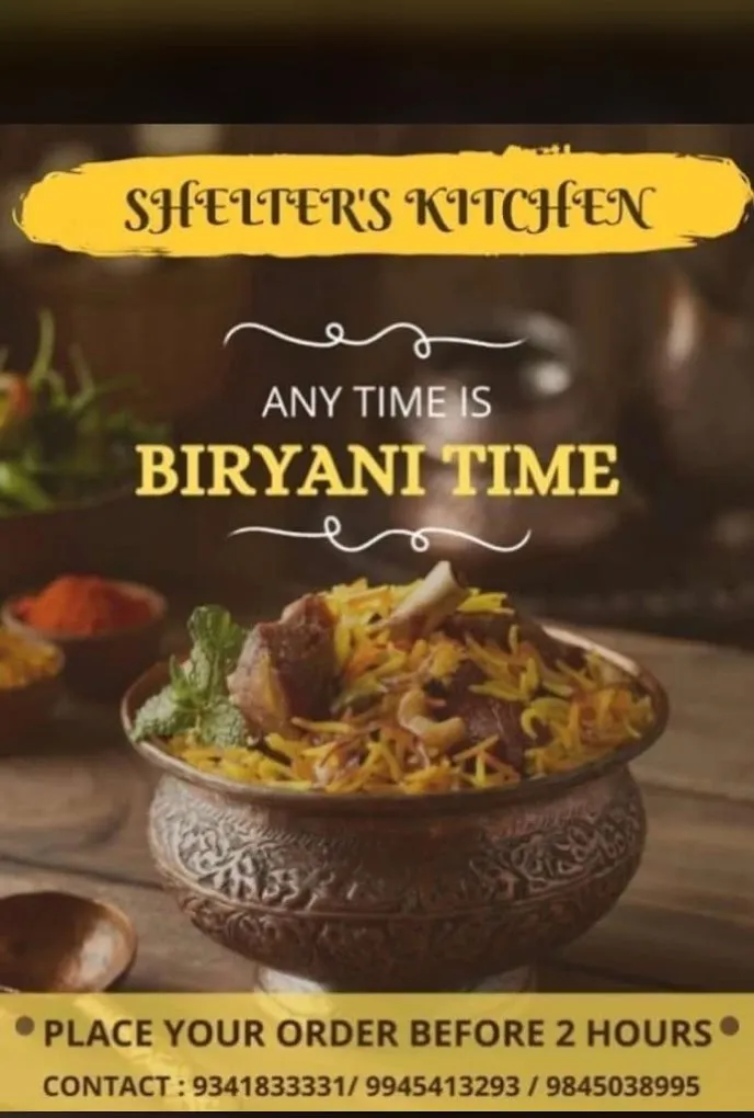 Shelter Caterers Event Management Services and Biriyani Counter