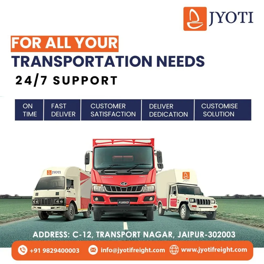 Jyoti Freight | Sitapura | Vki | New Aatish Market | Sanganer | Surajpole Mandi