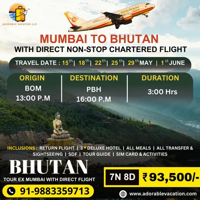 WE OFFER THE BEST BHUTAN PACKAGE TOUR FROM MUMBAI - 5
