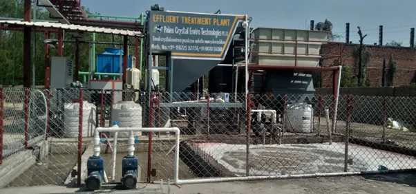 Effluent treatment plant Manufacturer Company Punjab, Haryana, HP | Paleo Crystal