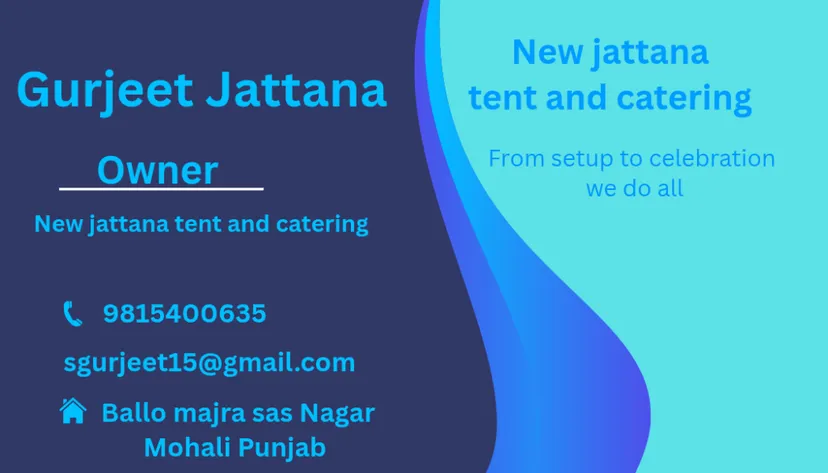 New jattana tent and caterers best tent and caterers in Mohali