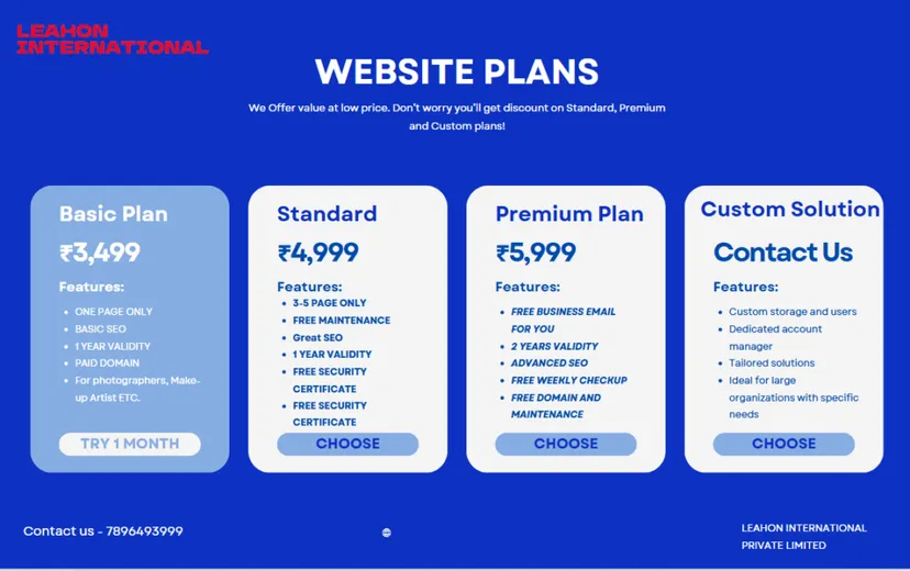 Leahon Web Service | Affordable Professional Website Solutions - 2