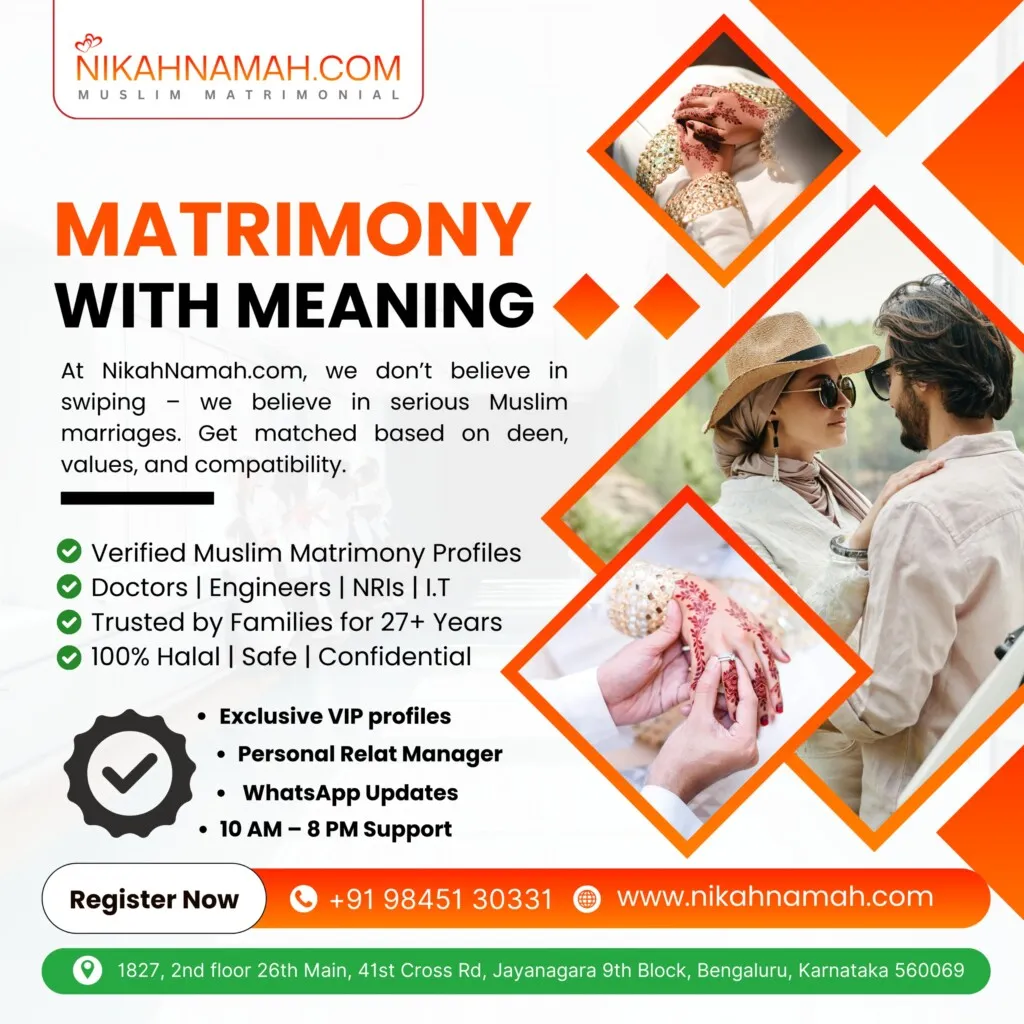 Nikahnamah Best Muslim Matrimonial Sites in bangalore, India