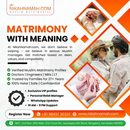 Nikahnamah Best Muslim Matrimonial Sites in bangalore, India
