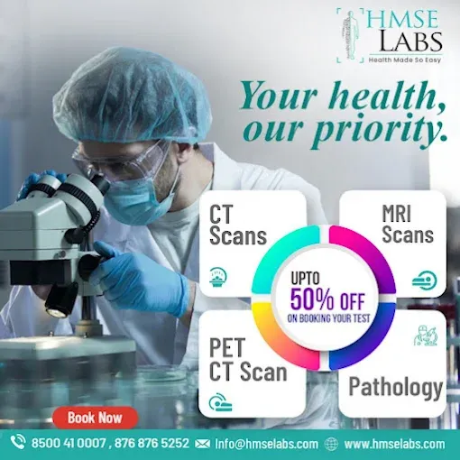 HMSE Labs | Diagnostic Centre in Jankipuram | CT Scan MRI Centre | X-Ray Blood Test | Ultrasound