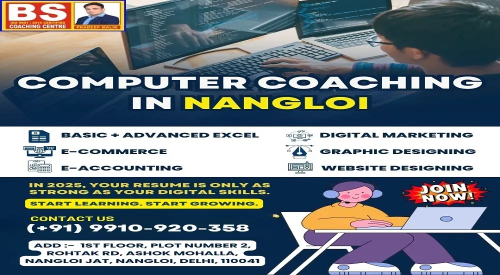 Learn Office & IT Skills with Top Computer Coaching in Nangloi