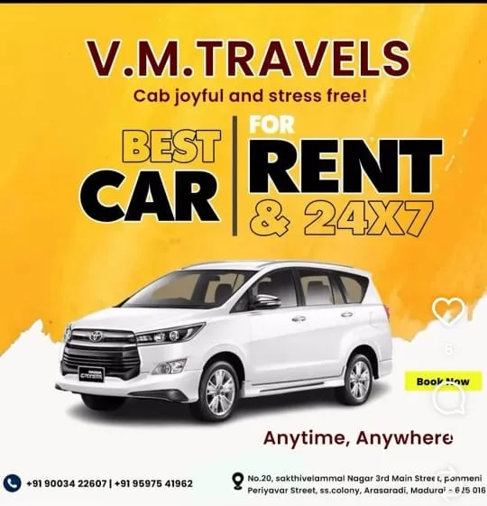 VM Travels | Tempo traveler hire In Madurai | Tempo traveler In Madurai | Force Urbania hire In Madurai