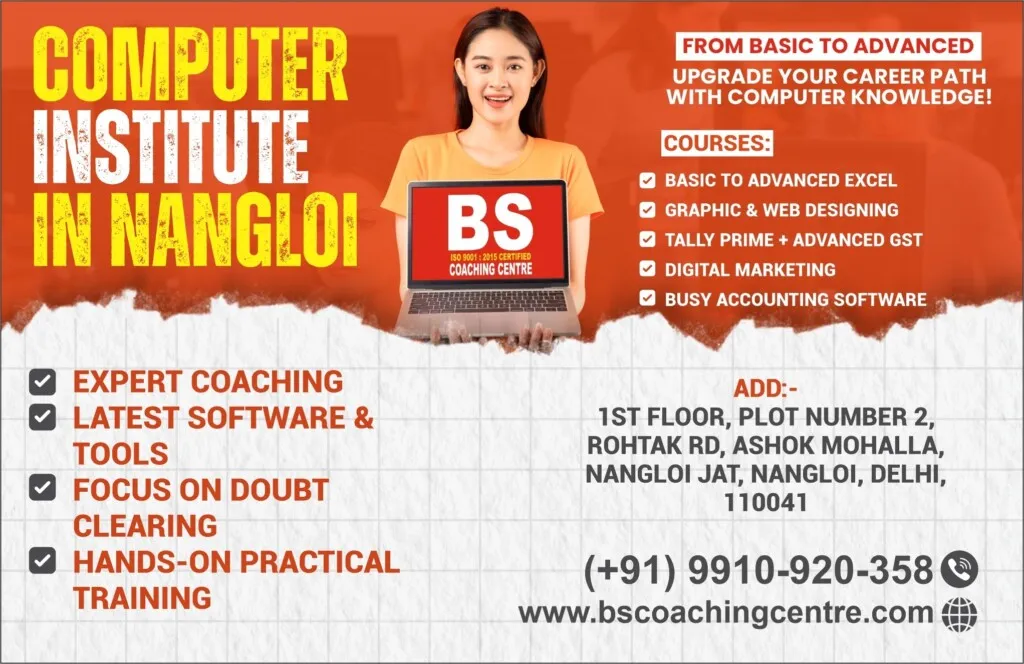 Comprehensive Training at the Best Computer Institute in Nangloi