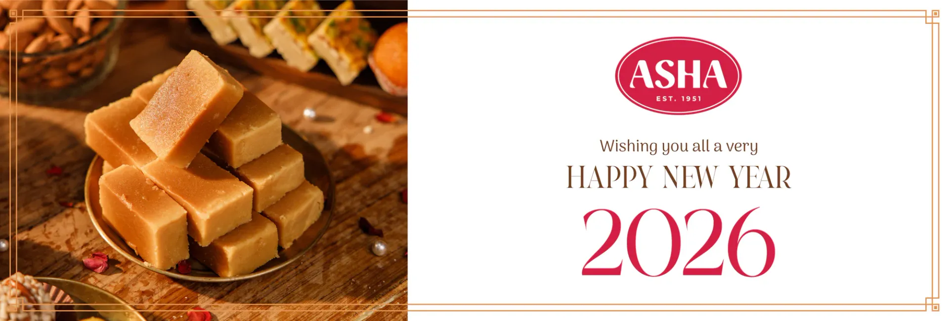 Happy New Year Cake 2026 | Asha Sweet Center