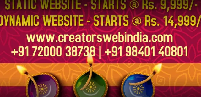 Creators Web India - No.1 Website Designing Company India, Chennai - 2