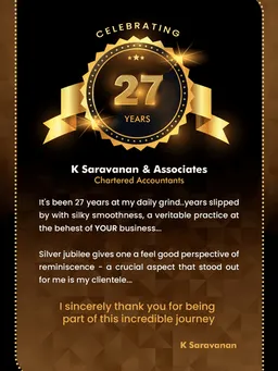 K Saravanan & Co - Chartered Accountants