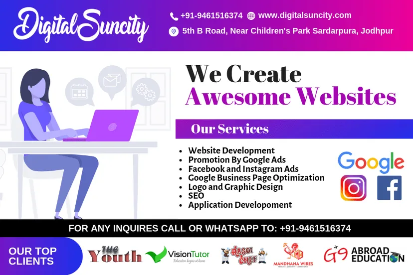 Digital Suncity Website Developer In Jodhpur