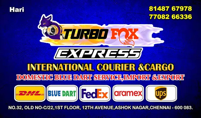 Turbofox Express | International Courier Service in Trichy - 3