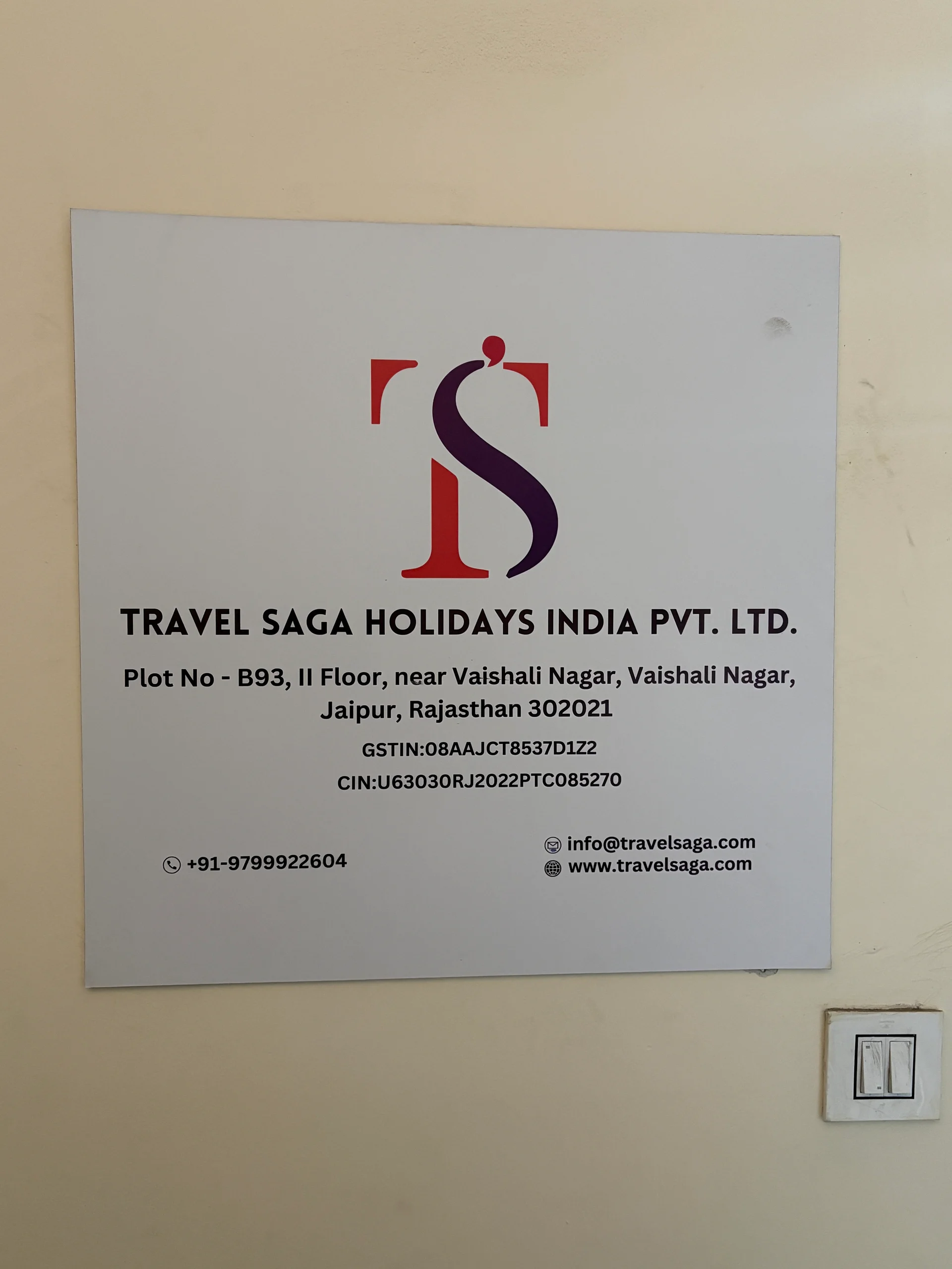 Travel Saga Holidays  India Private Limited