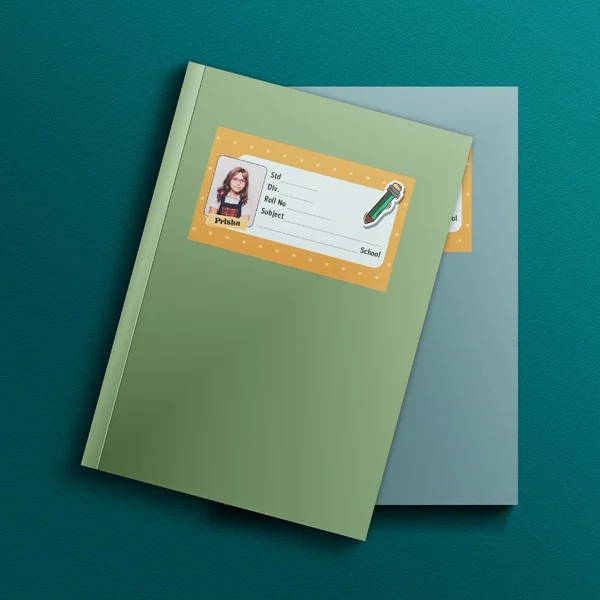 Custom Notebook Stickers for School Books | Tagsen