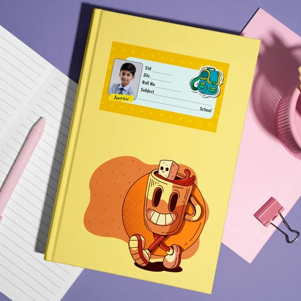 Custom Notebook Stickers for School Books | Tagsen - 2