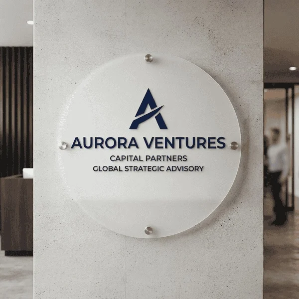 Frosted Acrylic Sign Board for Office Signage - 4