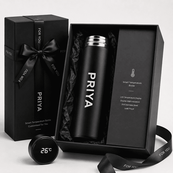 Personalised Bottle with LED Temperature Display - 5